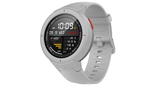 Xiaomi Amazfit Verge color Blanco - (Smartwatch Fitness)- Reloj Deportivo - Sensor Frecuencia Cardíaca - IP68 - Reproduce Música desde Móvil - Azul (Versión internacional) iOS-Android