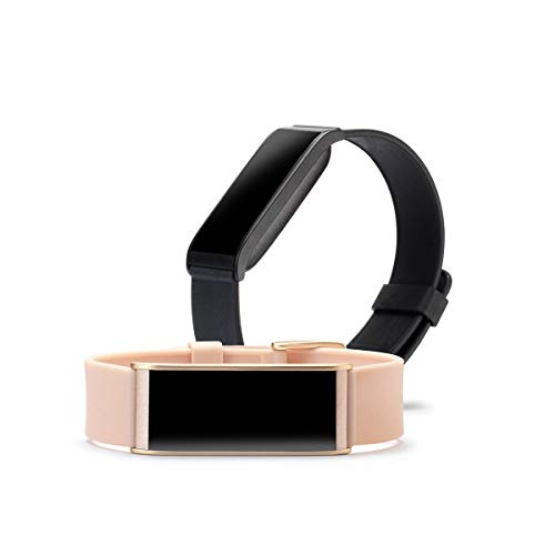 MyKronoz ZeFit4HR - Reloj de ritmo cardíaco, pantalla táctil a color y notificaciones de teléfonos inteligentes, color negro