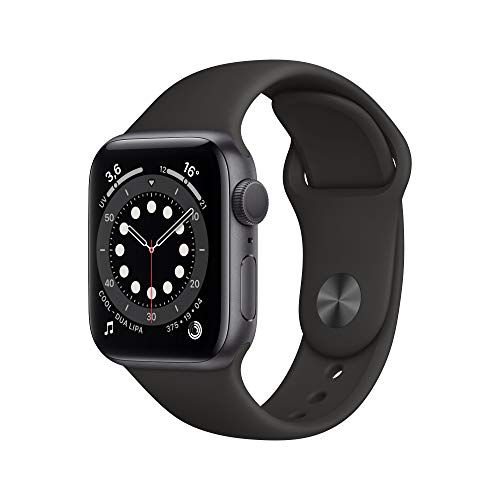 Nuevo Apple Watch Series 6 (GPS, 40 mm) Caja de aluminio en gris espacial - Correa deportiva negra