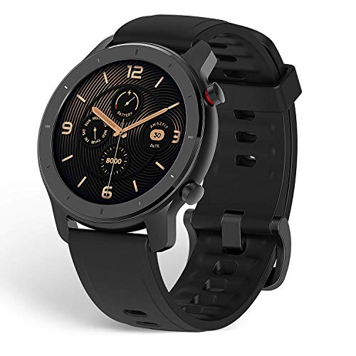 Amazfit GTR - Reloj Inteligente con frecuencia cardíaca y Seguimiento de Actividad, 42 mm, batería de Larga duración