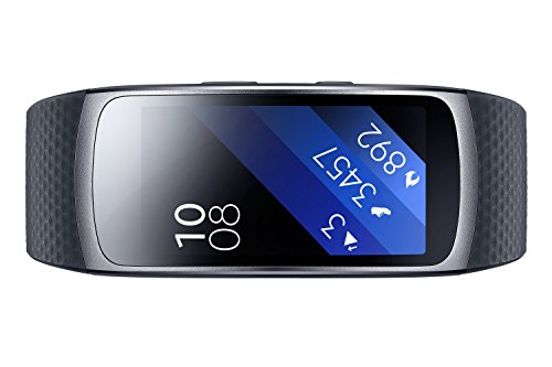 Samsung Gear Fit 2 - Pulsera de Fitness de 1.5'' (4 GB, 1 GHz, 512 MB RAM, Tizen, talla L), color negro