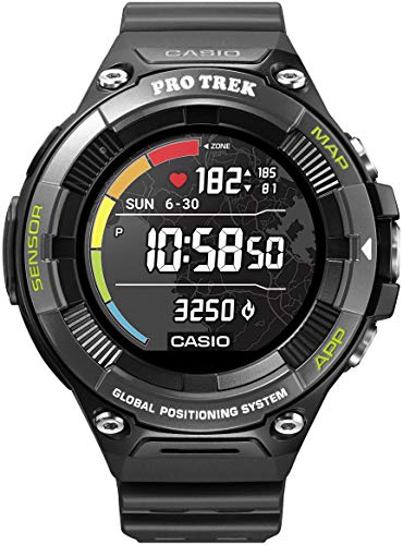 Casio Pro Trek Smart Reloj Digital Smartwatch Unisex con Correa de Resina WSD-F21HR-BKAGE